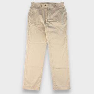 Banana Republic Men’s Slim Fit Chino Pants 33x30 Khaki Stretch Cotton Casual